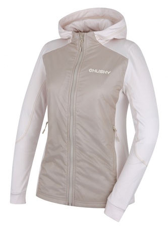 Dámská mikina na zip Any L beige - XXL