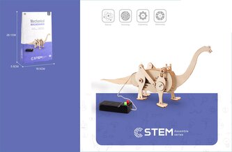 Stavebnice dinosaurus na kabel