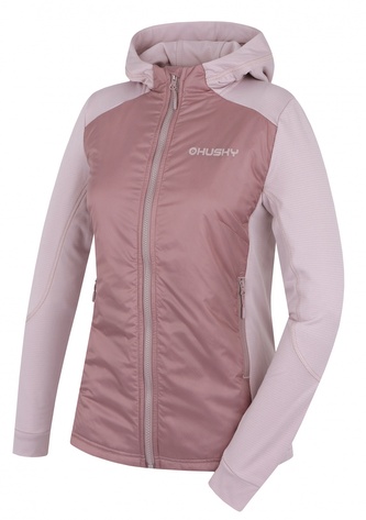 Dámská mikina na zip Any L light purple - XL