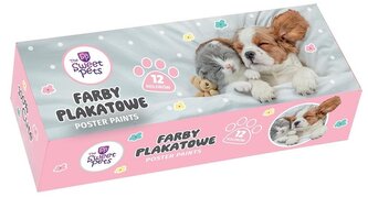 Farby plakatowe The Sweet Pets 20ml 12 kolorów
