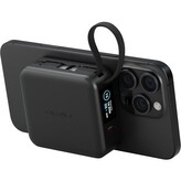 ENERGEA MagPac Mini Plus MagSafe powerbanka s kabelem, 10000mAh, černá