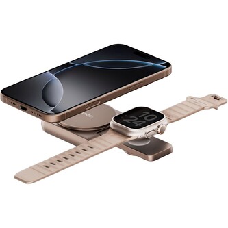 ENERGEA MagDuo 2v1 Foldable (Qi2) MagSafe nabíječka zlatá