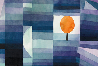 Plakát, Obraz - The Harbinger of Autumn, Paul Klee, 91.5 × 61 cm