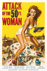 Plakát, Obraz - Attack of the 50ft Woman, 61 × 91.5 cm
