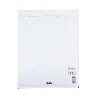 Vikpap - bublinková obálka K20, bílá, 370 × 480 mm - 50 ks