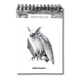 Szkicownik A6/60K na spirali - Nietoperz