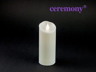 LED svíčka LC6 stálý plamen 125x50 mm