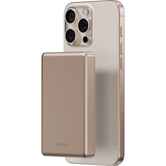 ENERGEA AluPac 10K MagSafe hliníková powerbanka, 10000mAh, zlatá