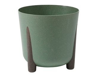 Obal na květináč FRIDA ECO WOOD 4v1 plastový d21x20cm