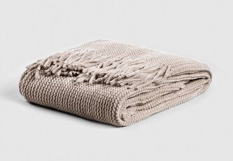 Mikrovláknový pléd | CHENILLE | žinylka šedá | 130x170 cm | 727955