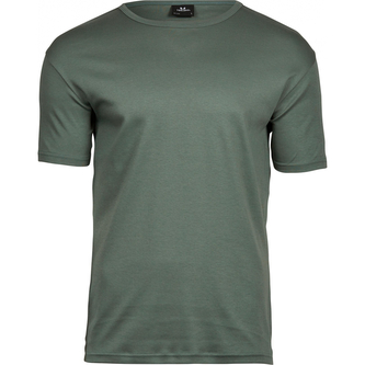 Triko pánské Tee Jays Interlock - olivové-šedé, XXL