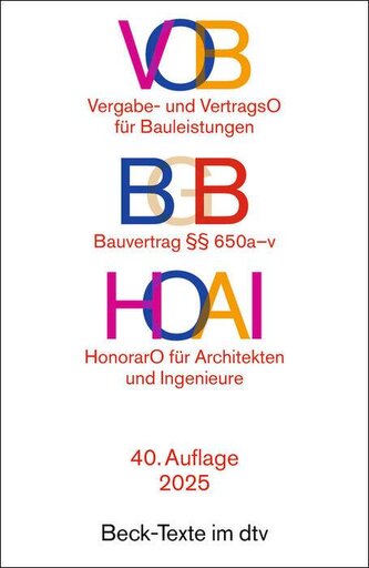 VOB / BGB  / HOAI