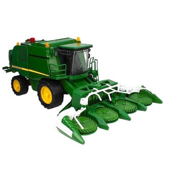 Kombajn do kukurydzy zielony