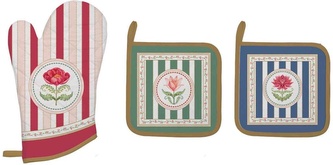Kuchyňská rukavice a chňapky Flowery