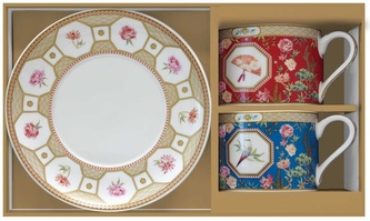 Porcelánové šálky a podšálky Jardins D´Orient