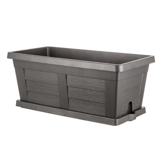 BAMA Set truhlík s podmiskou Legno 40cm, antracit