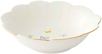 Porcelánový polévkový talíř Dancing Butterflies