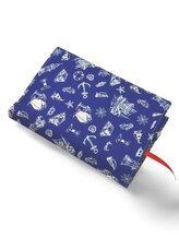 Obal na knihu Námořní - modrý - velikost L