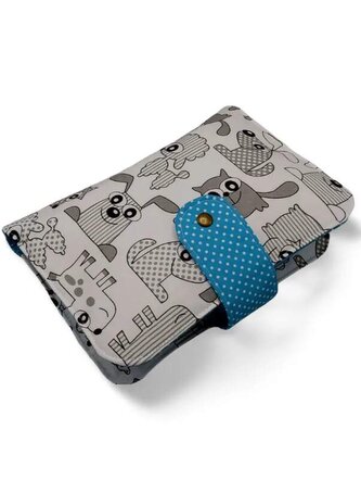 Plenkovník - organizér a pouzdro na pleny a vlhčené ubrousky -  Zvířátka s modrou