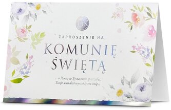 Zaproszenie Komunia (5szt)