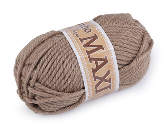 Pletací příze Jumbo Maxi 100 g - 1 ks - 31 (1108) hnědá přírodní