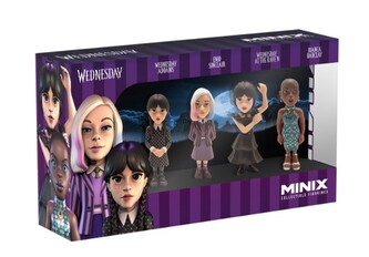Figurka MINIX Netflix TV: Wednesday - 4 Pack, (4x) 7 cm