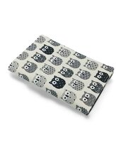 Obal na očkovací a zdravotní průkaz dítěte - Šedé sovy