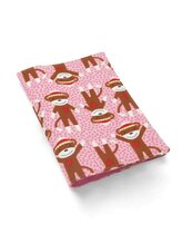 Obal na očkovací a zdravotní průkaz dítěte s motivem opic - Vopice