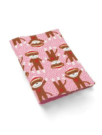 Obal na očkovací a zdravotní průkaz dítěte s motivem opic - Vopice