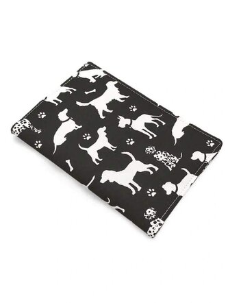 Obal na veterinární očkovací průkaz psa nebo kočky -  Černí psi