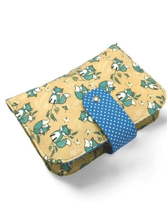 Plenkovník - organizér a pouzdro na pleny a vlhčené ubrousky -  Tyrkysové lišky