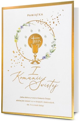 Karnet B6 Komunia