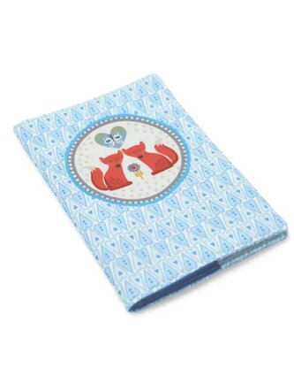 Obal na očkovací a zdravotní průkaz dítěte – Veverky klučičí