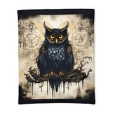 Rukáv na knihu - univerzální obal na knihu pro všechny velikosti knih -  Sova III