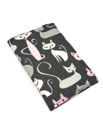 Obal na očkovací a zdravotní průkaz dítěte - Černé kočky