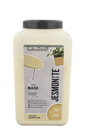 Jesmonite AC730 base - Yellow Sandstone 2,5kg Jesmonite AC730 base - Yellow Sandstone 2,5kg