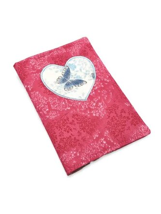 Obal na očkovací a zdravotní průkaz dítěte - Srdce - Modrý motýl 1