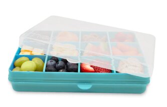 Snackle Box krabička na svačinu 1368 ml - modrozelená