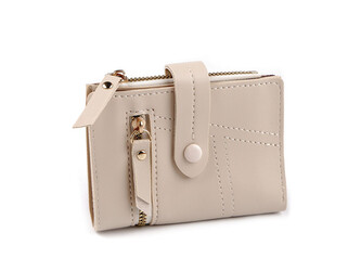 Dámská peněženka plochá 9x12 cm - 1 ks - 1 béžová světlá