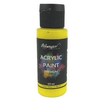 Artmagico - akrylové barvy Premium 59 ml Barva: Lemon Yellow