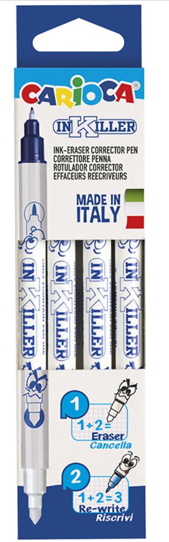 Carioca InKiller zmizík s korektorem