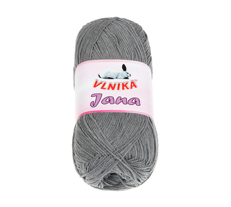 Příze JANA - tmavě  šedá - 100g / 330 m