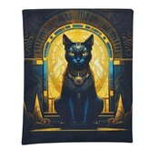 Rukáv na knihu - univerzální obal na knihu pro všechny velikosti knih - Egypt - Kočka