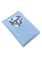 Obal na očkovací a zdravotní průkaz dítěte - Motýlí srdce