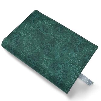 Nastavitelný obal na knihu v různých velikostech - Botanicals - zelené větvičky - velikost M