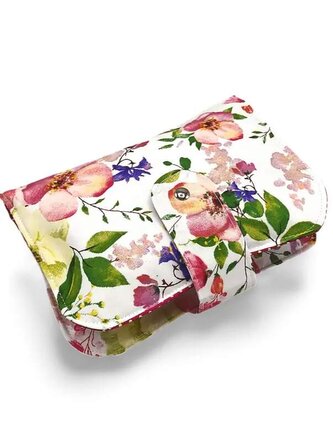Plenkovník - organizér a pouzdro na pleny a vlhčené ubrousky -  Velké květy