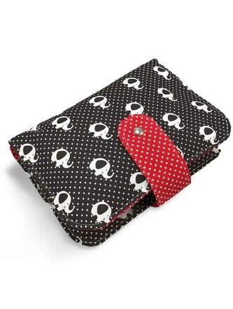 Plenkovník - organizér a pouzdro na pleny a vlhčené ubrousky -  Sloni s puntíky