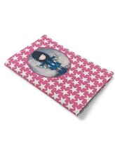 Obal na očkovací a zdravotní průkaz dítěte - Panenka a hvězdy