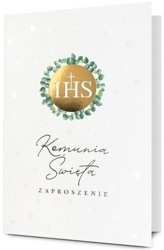 Zaproszenie Komunia (5szt)