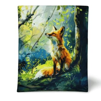 Rukáv na knihu - univerzální obal na knihu pro všechny velikosti knih -  Liška II